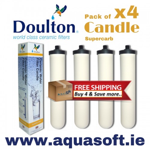 Doulton® Supercarb Candle Pack of 4 - W9122050